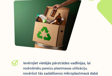 #baltiplastcampaign: Kā samazināt mikroplasmasas piesārņojumu?