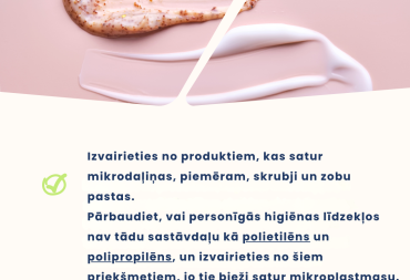 #baltiplastcampaign: Kā samazināt mikroplasmasas piesārņojumu?